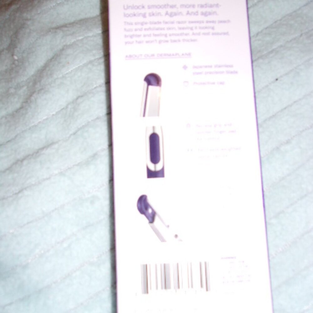 Flamingo Dermaplane Razor Reusable Facial Razor 1 Razor Handle 2 Refills - Picture 2 of 2